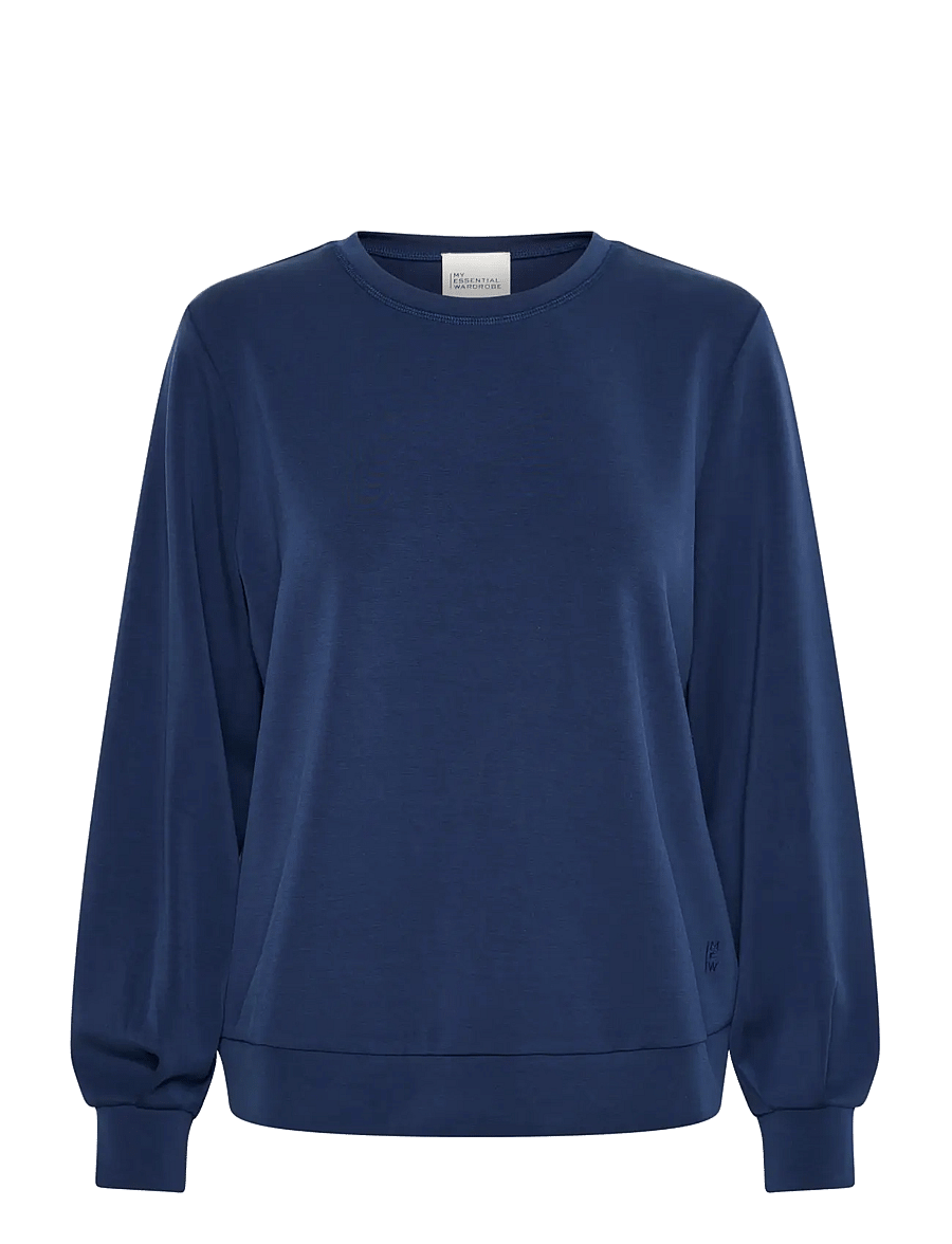 My Essential Wardrobe - 23 THE SWEAT BLOUSE - sweatshirts - total eclipse - 1
