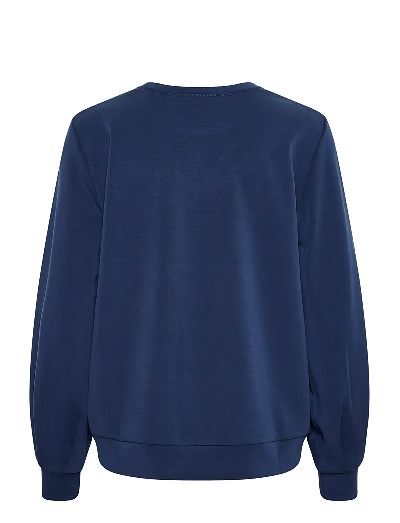 My Essential Wardrobe - 23 THE SWEAT BLOUSE - hverdags stil - total eclipse - 2