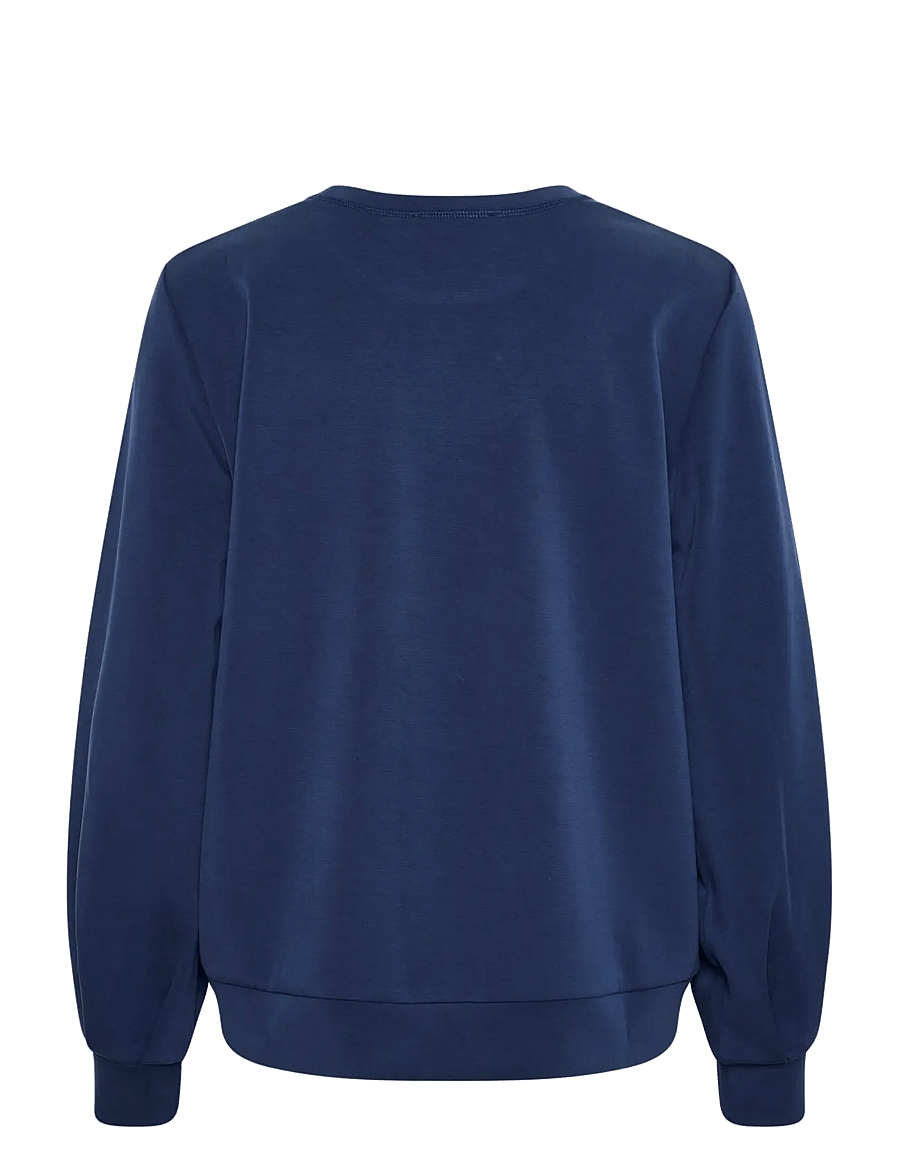 My Essential Wardrobe - 23 THE SWEAT BLOUSE - sweatshirts - total eclipse - 2