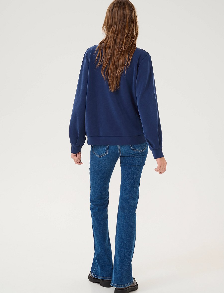 My Essential Wardrobe - 23 THE SWEAT BLOUSE - sweatshirts - total eclipse - 4