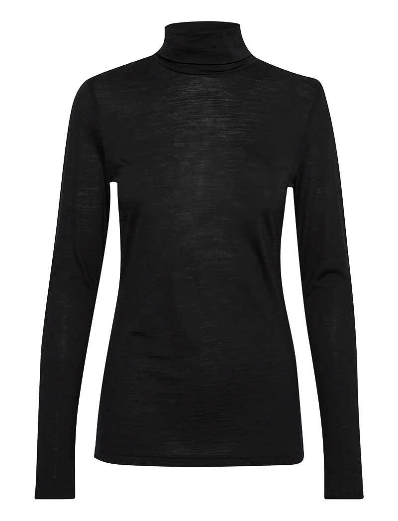 My Essential Wardrobe - 01 THE ROLLNECK - pitkähihaiset t-paidat - black - 1