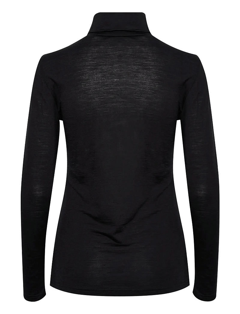 My Essential Wardrobe - 01 THE ROLLNECK - pitkähihaiset t-paidat - black - 2