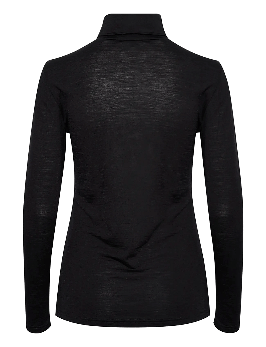 My Essential Wardrobe - 01 THE ROLLNECK - long-sleeved tops - black - 2