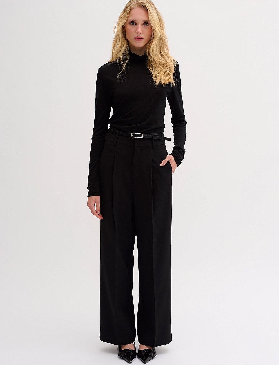 My Essential Wardrobe - 01 THE ROLLNECK - long-sleeved tops - black - 3