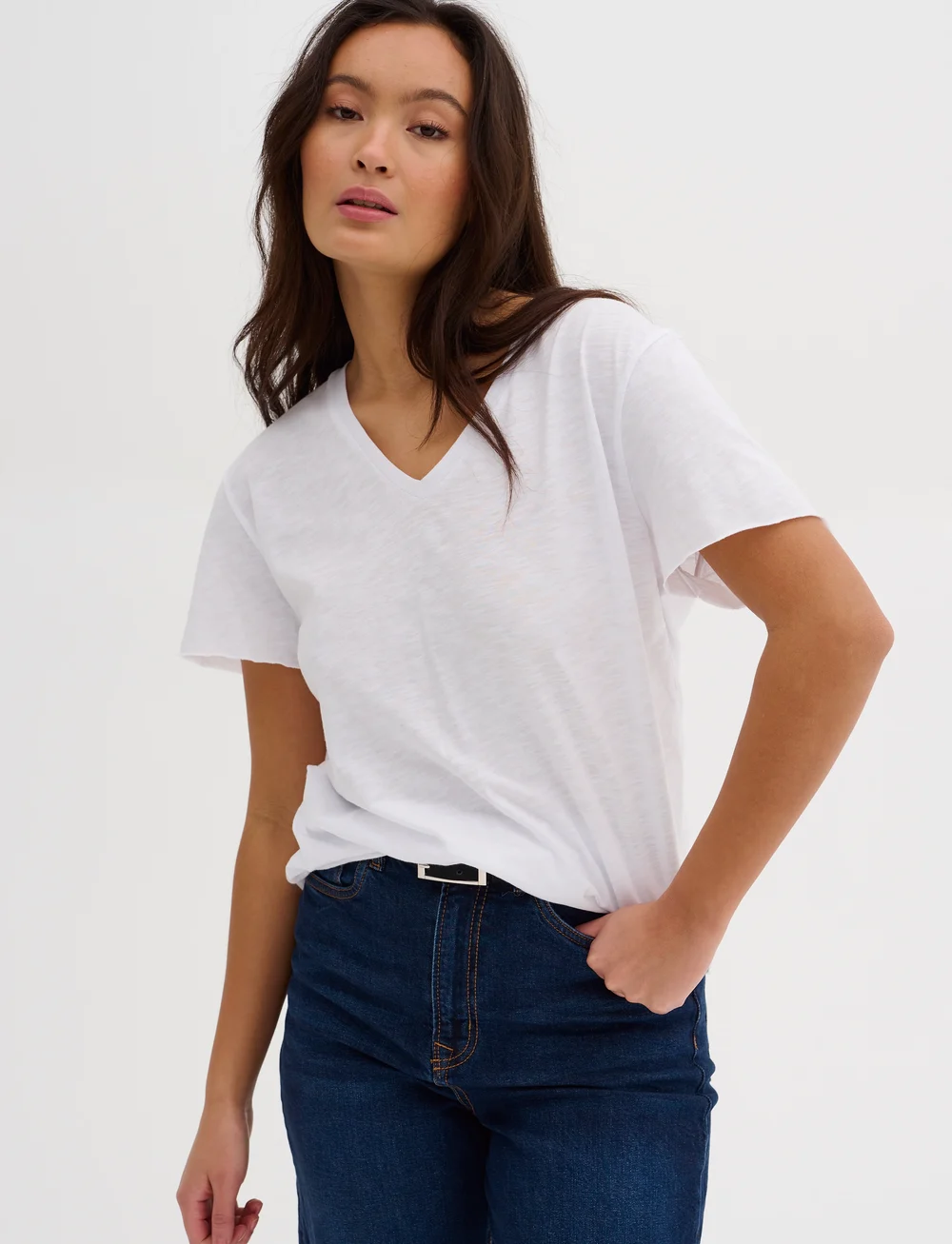 My Essential Wardrobe - 08 THE VTEE - t-shirts - bright white - 0