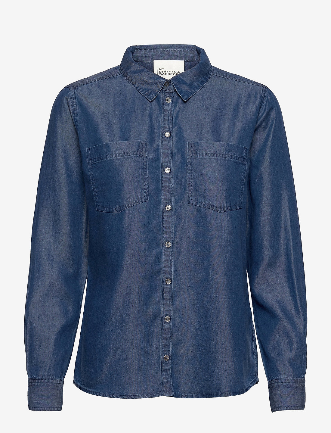 My Essential Wardrobe - 15 THE DENIM SHIRT - denimskjorter - medium blue vintage wash - 1