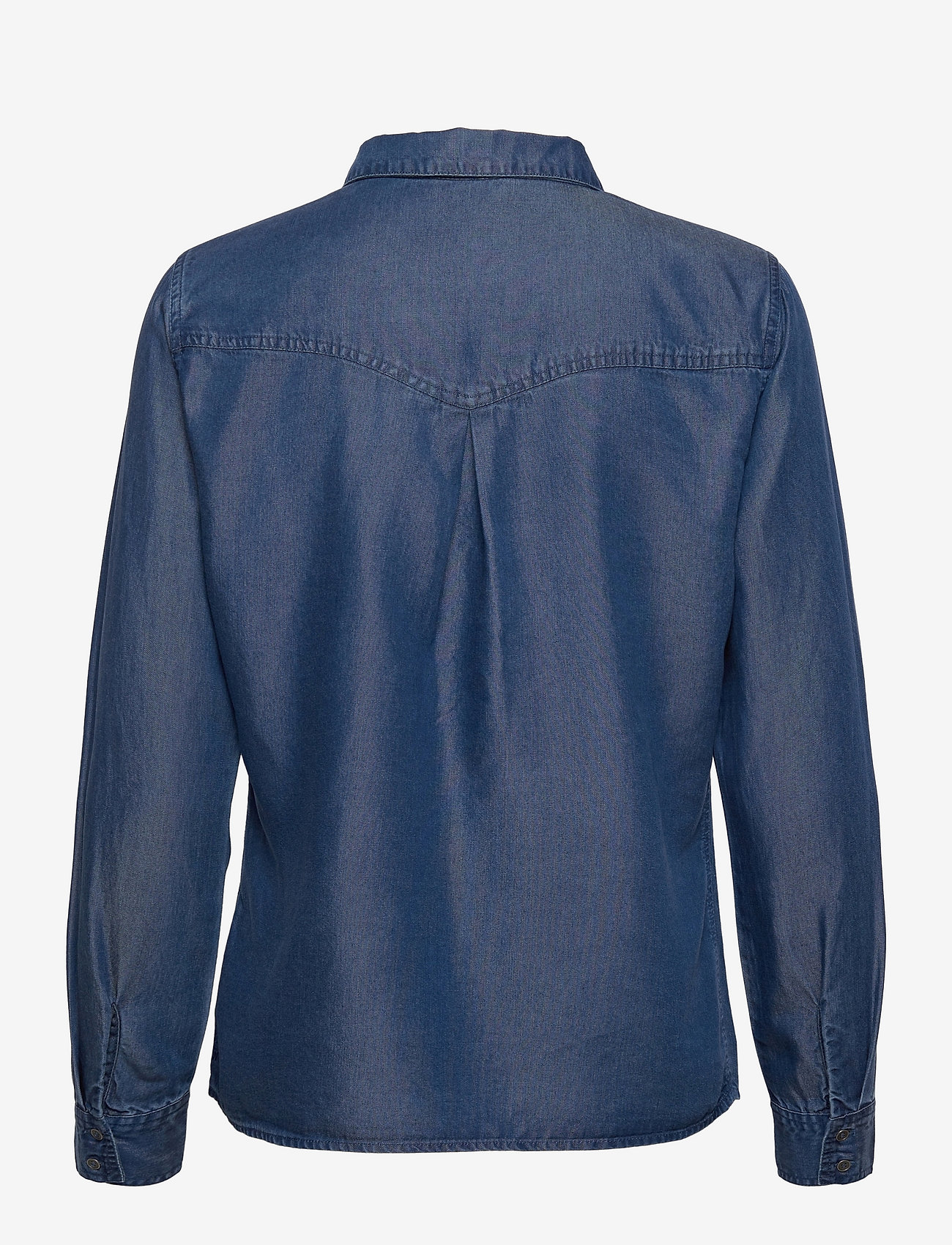 My Essential Wardrobe - 15 THE DENIM SHIRT - denimskjorter - medium blue vintage wash - 1