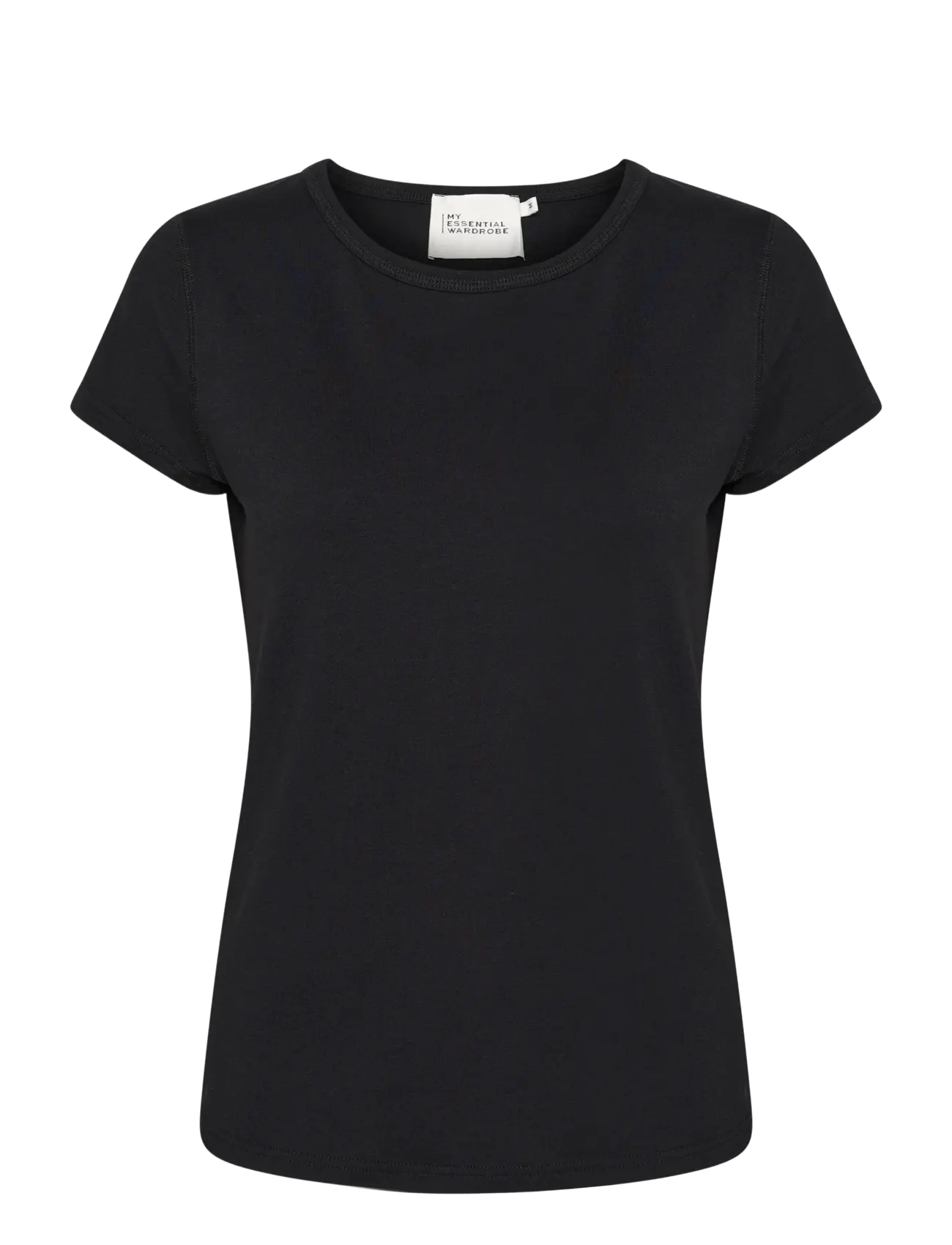 MY ESSENTIAL WARDROBE 16 The Modal Tee Schwarz - XS - Damen