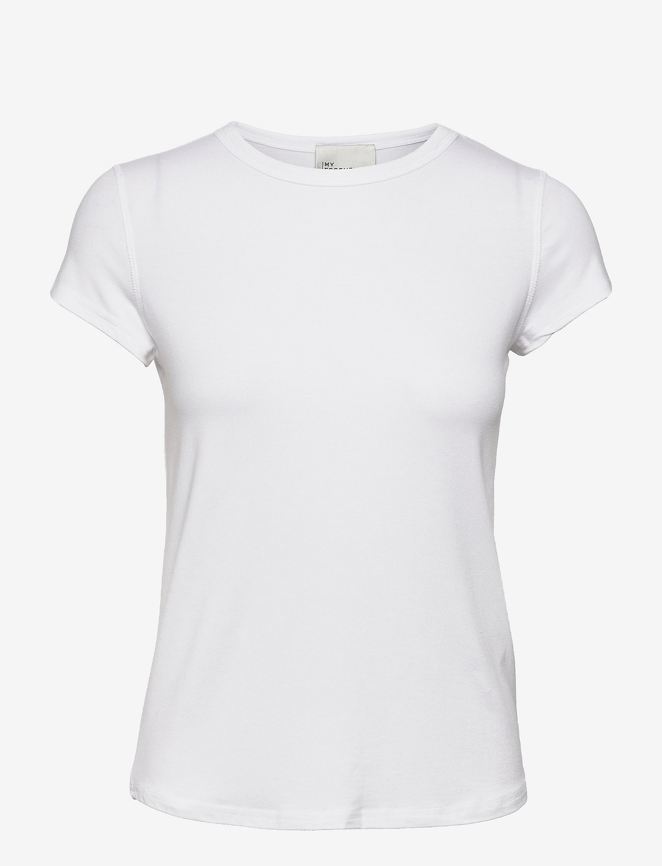 My Essential Wardrobe - 16 THE MODAL TEE - laveste priser - bright white - 0