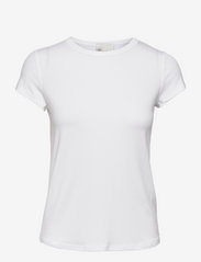 My Essential Wardrobe - 16 THE MODAL TEE - laveste priser - bright white - 0