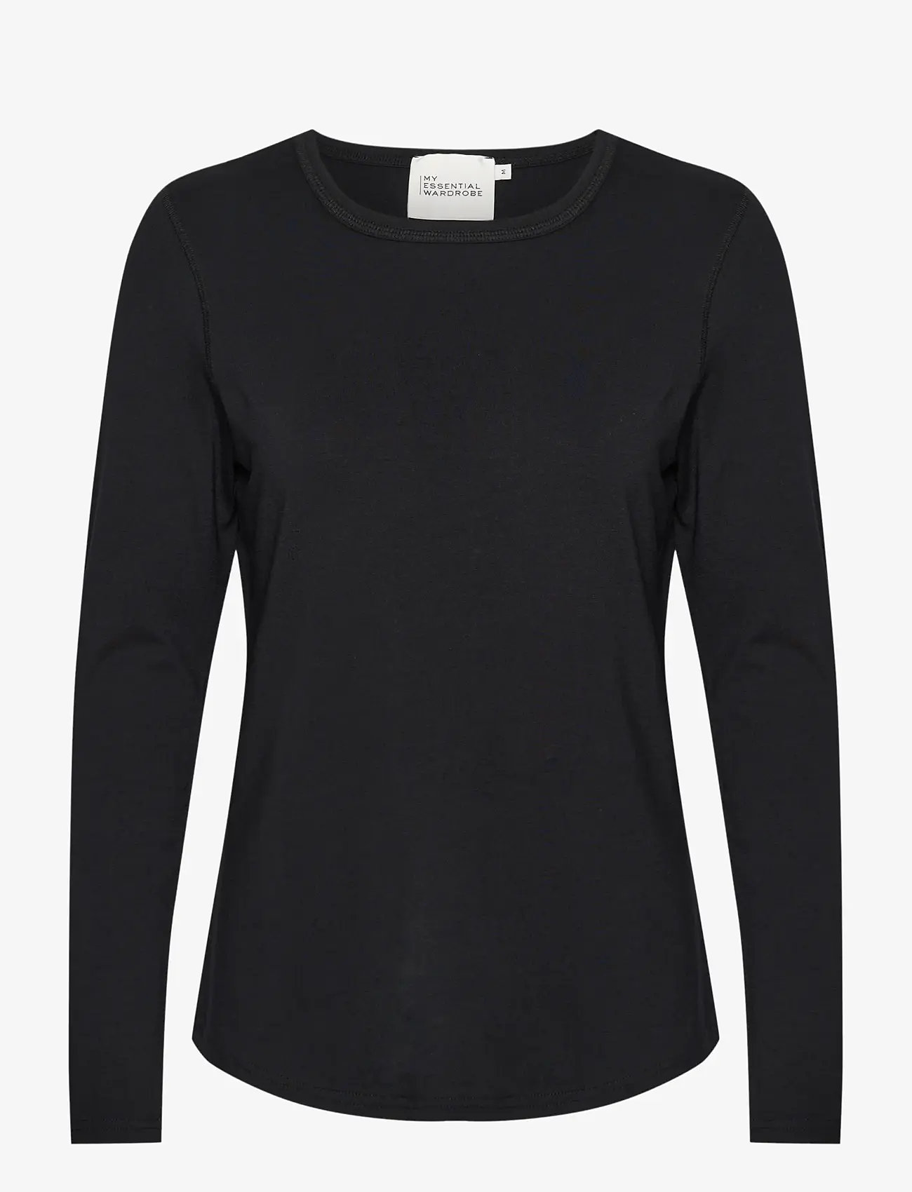 My Essential Wardrobe - 18 THE MODAL BLOUSE - långärmade toppar - black - 1