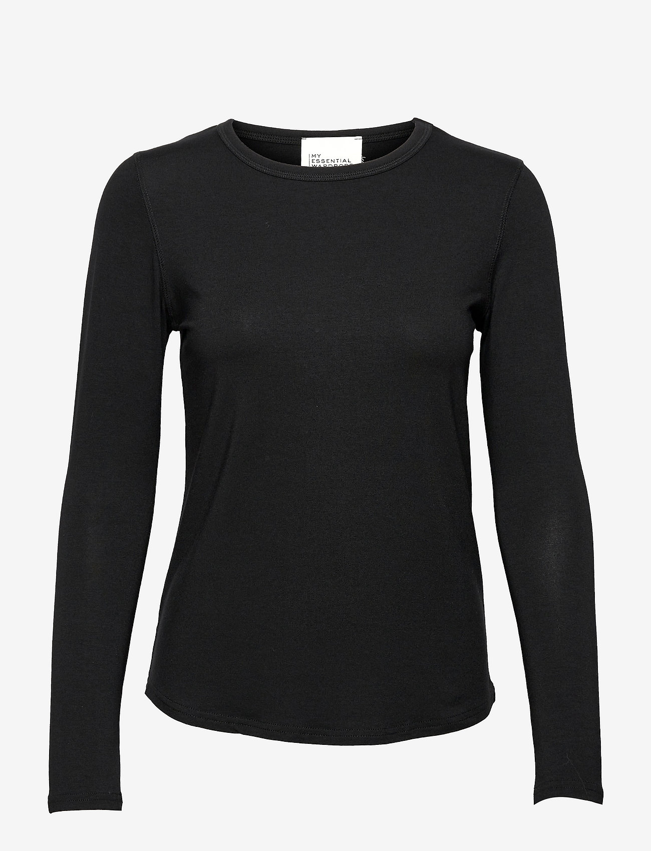 My Essential Wardrobe - 18 THE MODAL BLOUSE - t-shirt & tops - black - 0