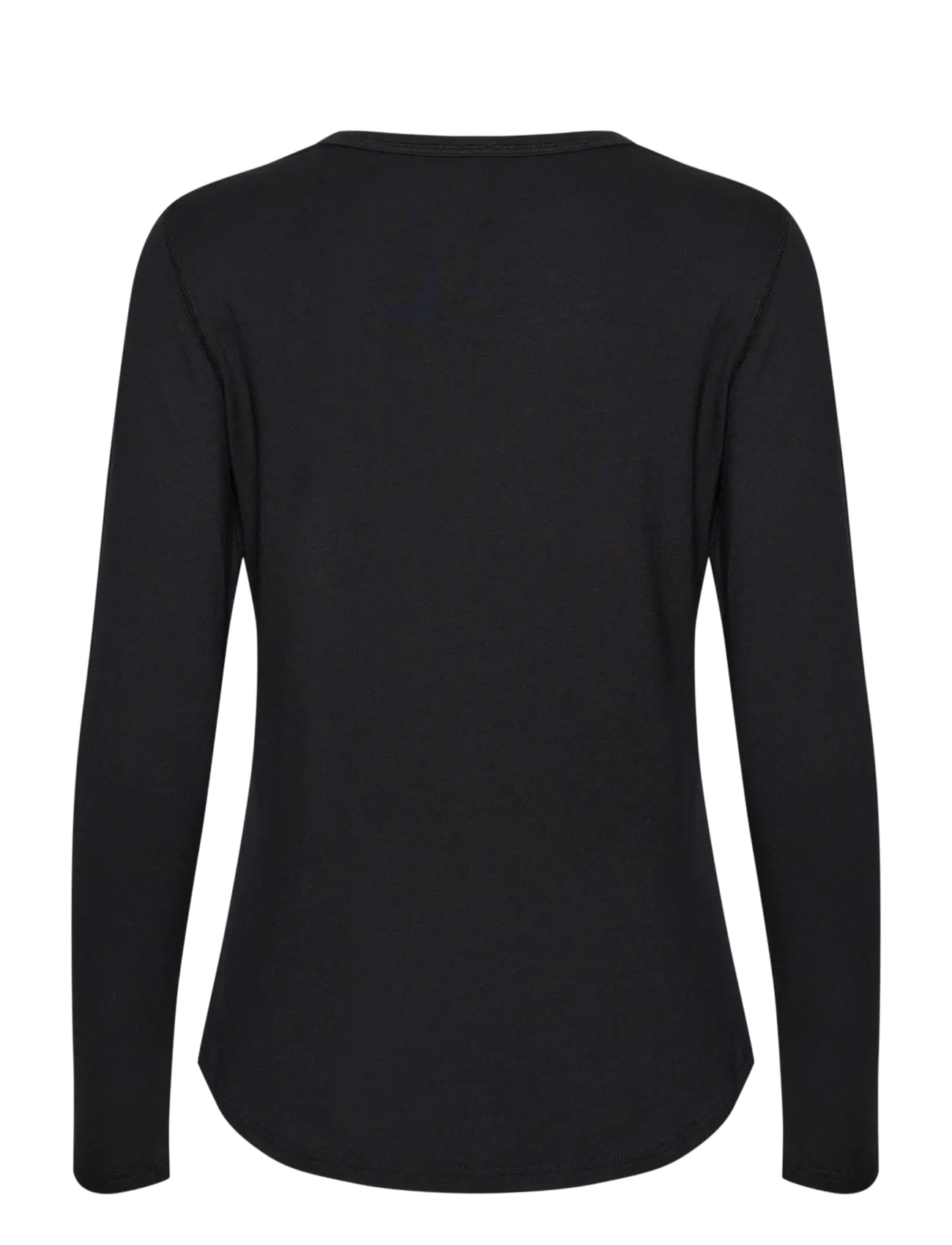 My Essential Wardrobe - 18 THE MODAL BLOUSE - langärmlige tops - black - 2