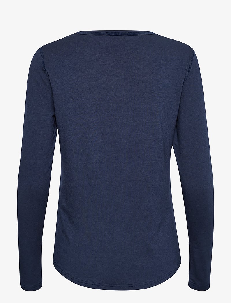 My Essential Wardrobe - 18 THE MODAL BLOUSE - långärmade toppar - total eclipse - 2