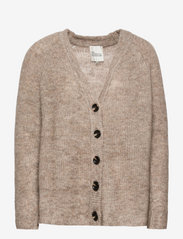 My Essential Wardrobe - 04 THE KNIT CARDIGAN - susegamieji megztiniai - dune melange - 0