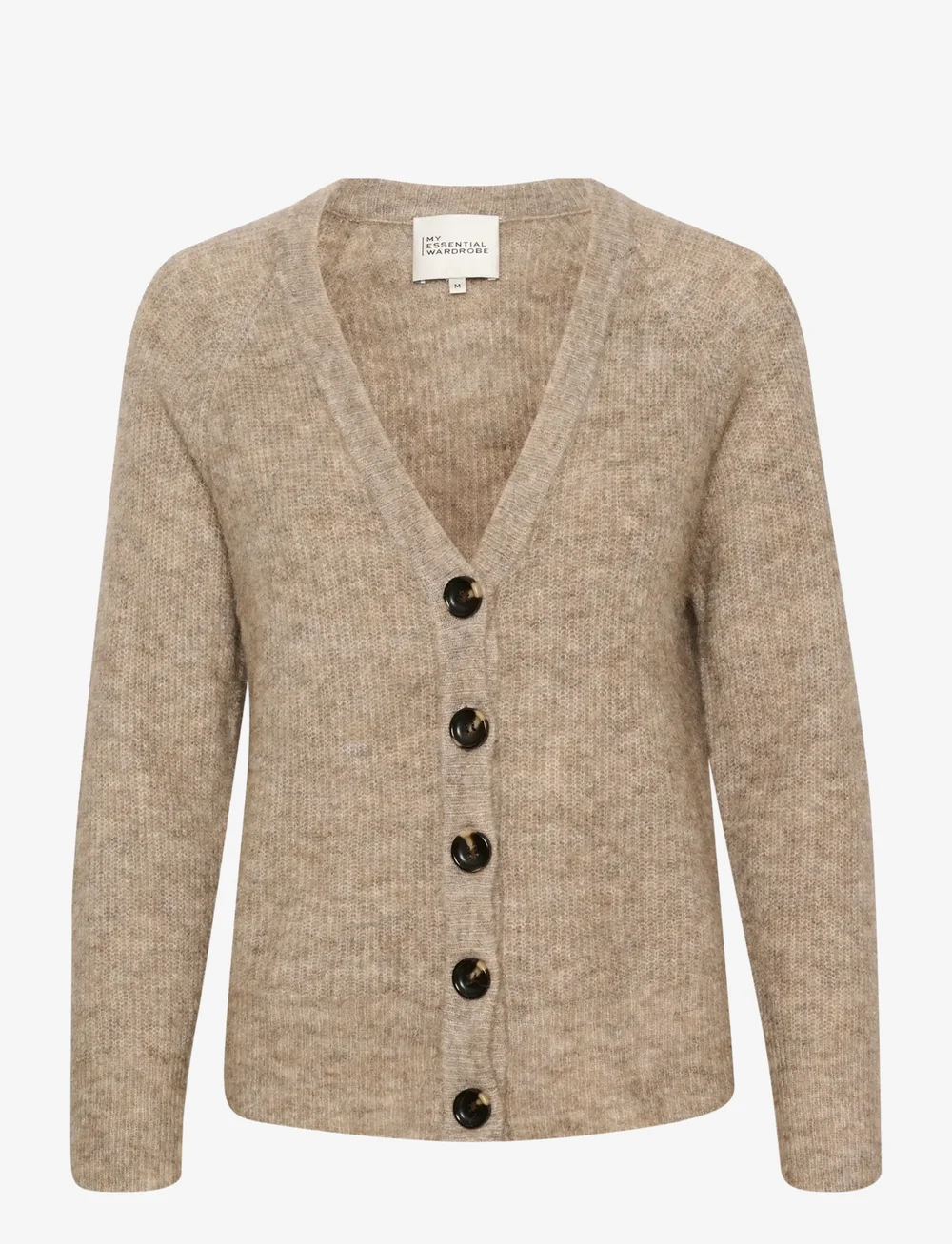 My Essential Wardrobe - 04 THE KNIT CARDIGAN - koftor - dune melange - 1