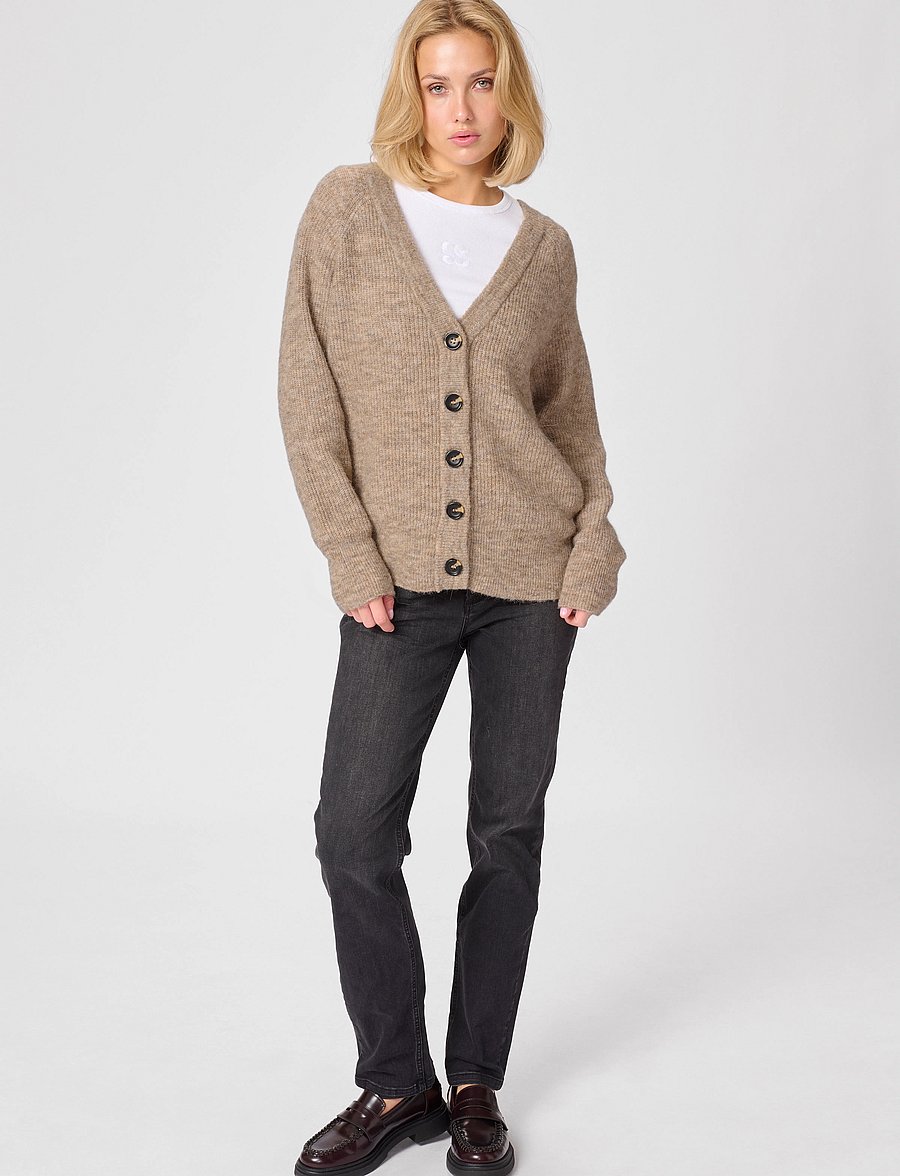 My Essential Wardrobe - 04 THE KNIT CARDIGAN - strickjacken - dune melange - 3