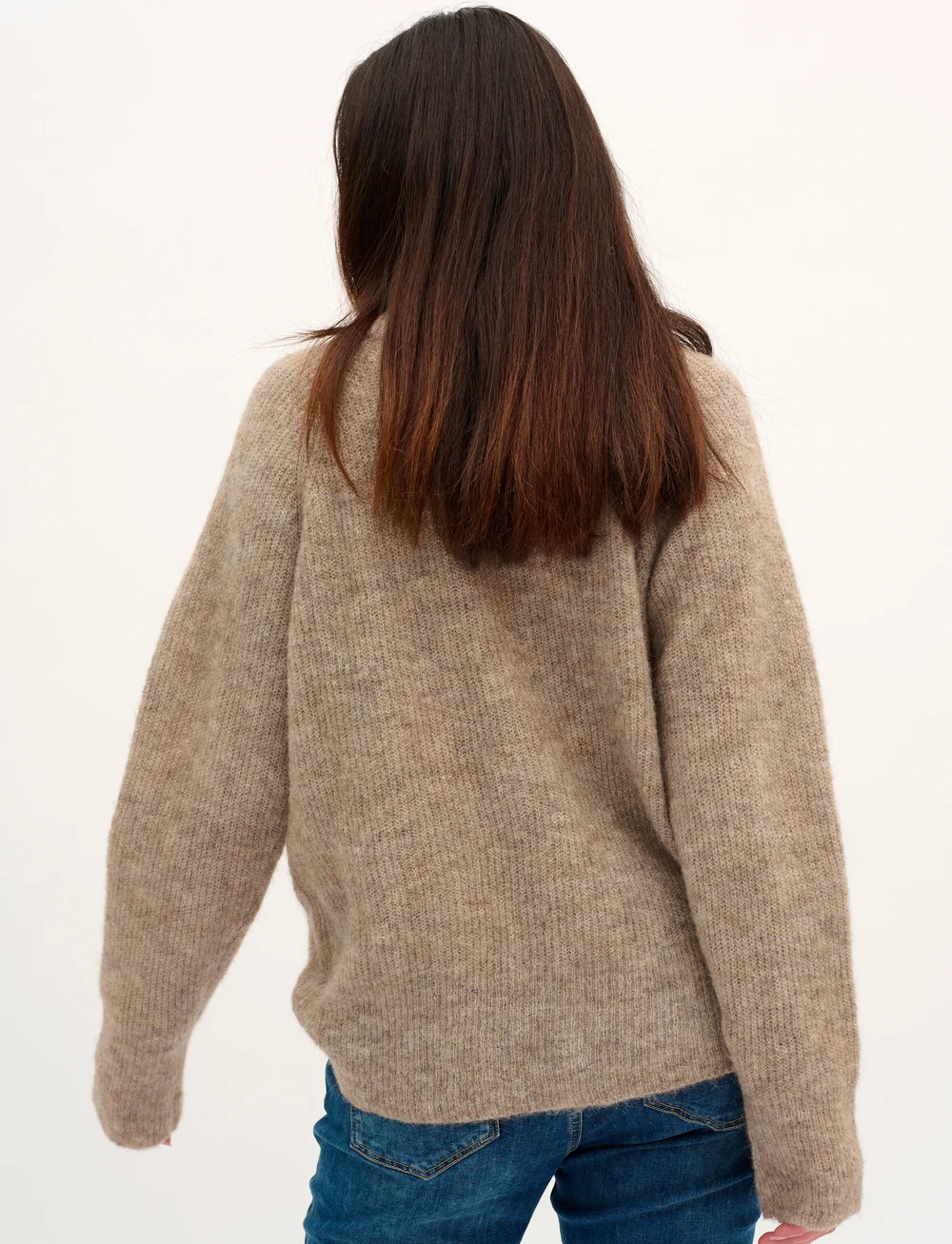 My Essential Wardrobe - 04 THE KNIT CARDIGAN - koftor - dune melange - 5