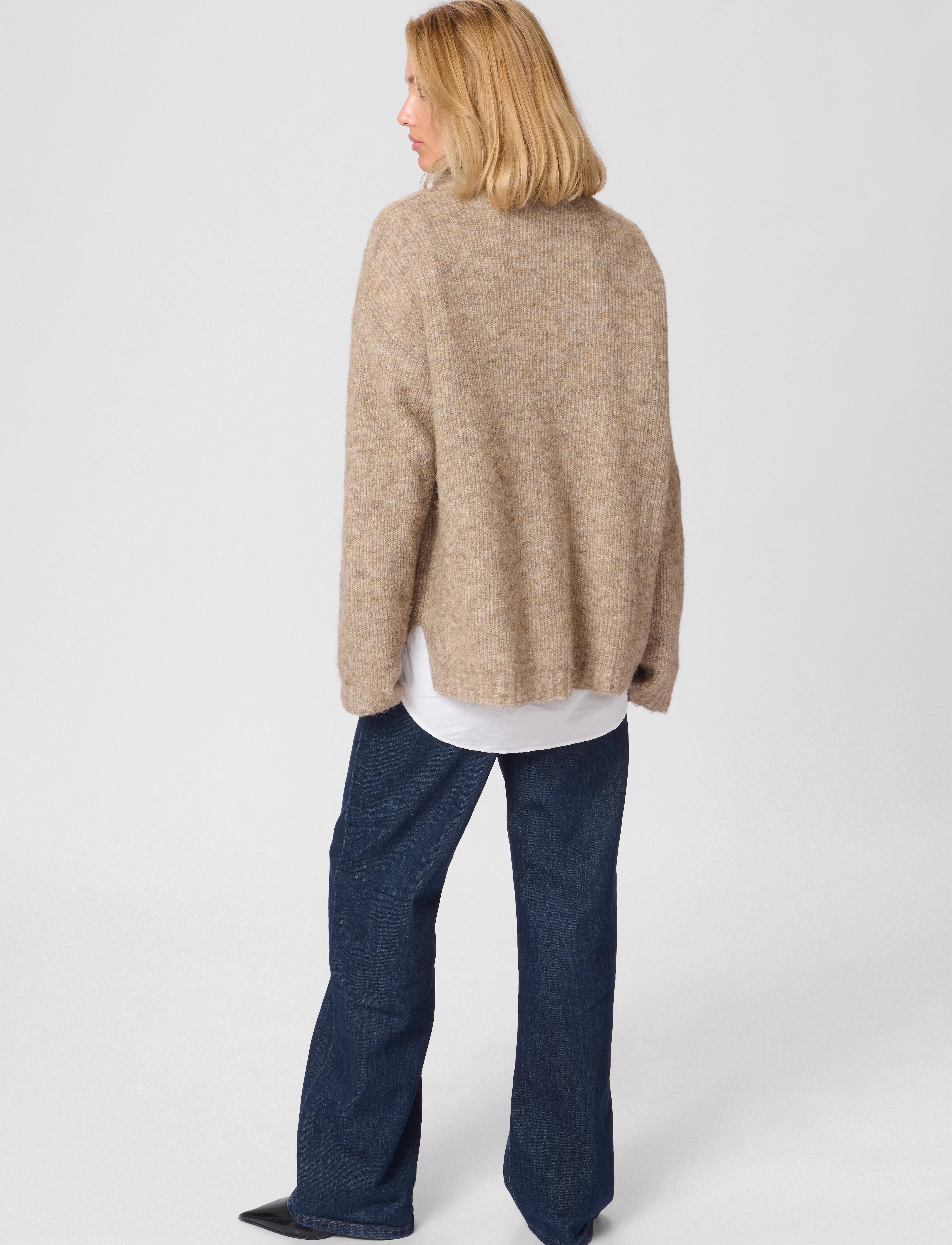 My Essential Wardrobe - 11 THE KNIT ROLLNECK - rullekraver - dune melange - 4
