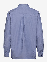 My Essential Wardrobe - 03 THE SHIRT - long-sleeved shirts - medium blue striped - 2