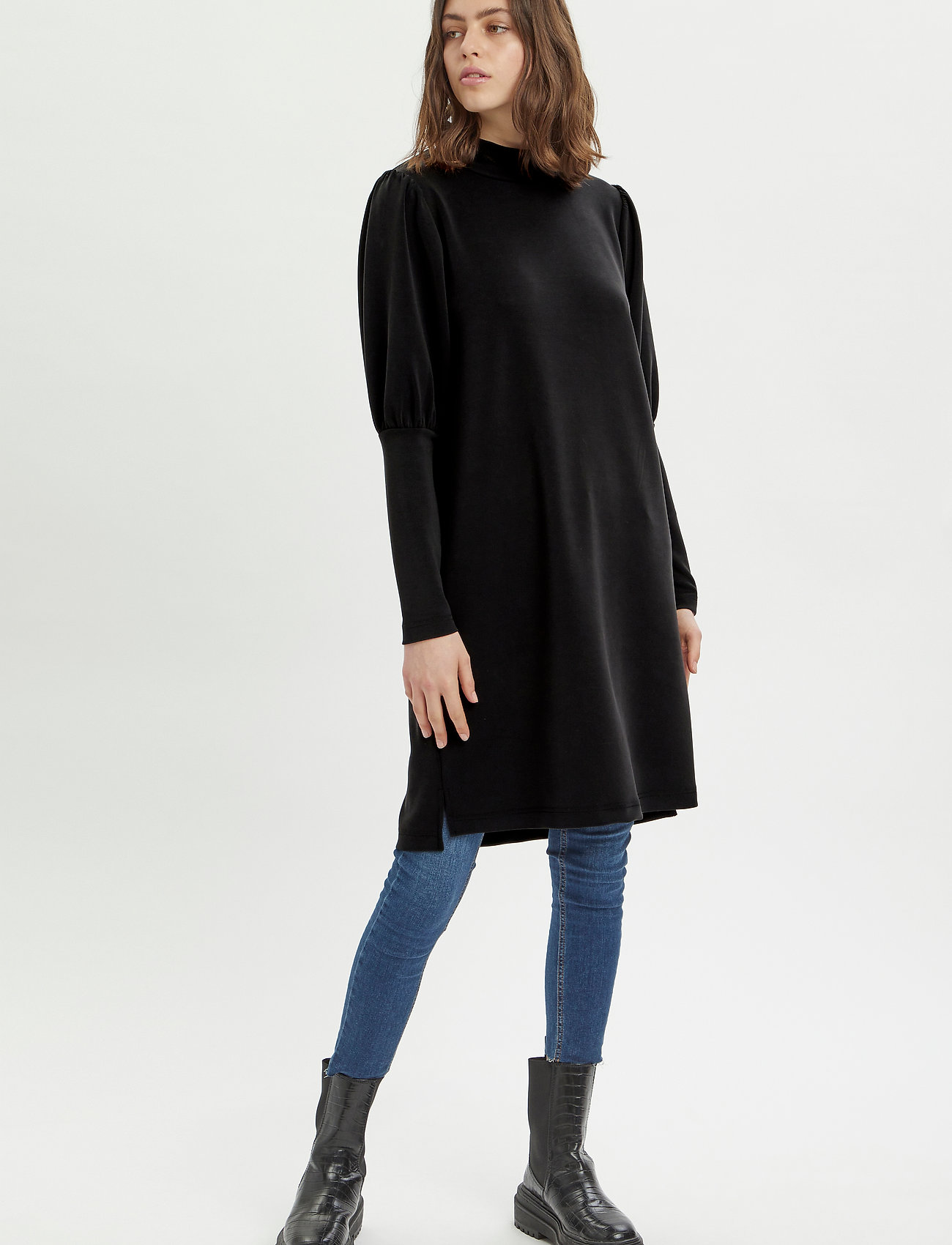My Essential Wardrobe - MWElle Puff Dress - black - 3