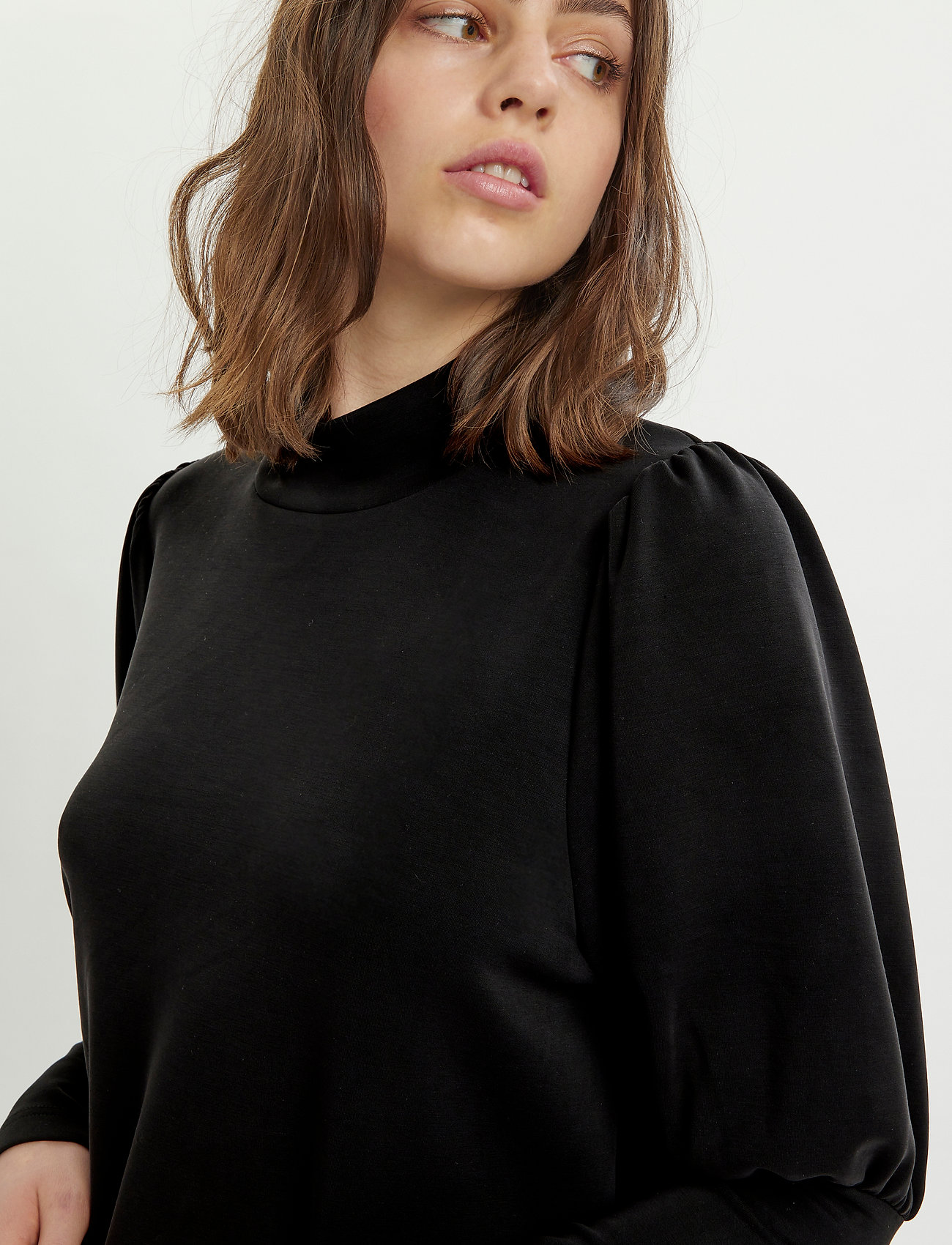 My Essential Wardrobe - MWElle Puff Dress - black - 5