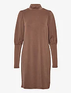 MWElle Puff Dress - TOFFEE BROWN WASHED