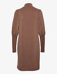 My Essential Wardrobe - MWElle Puff Dress - short dresses - toffee brown washed - 1