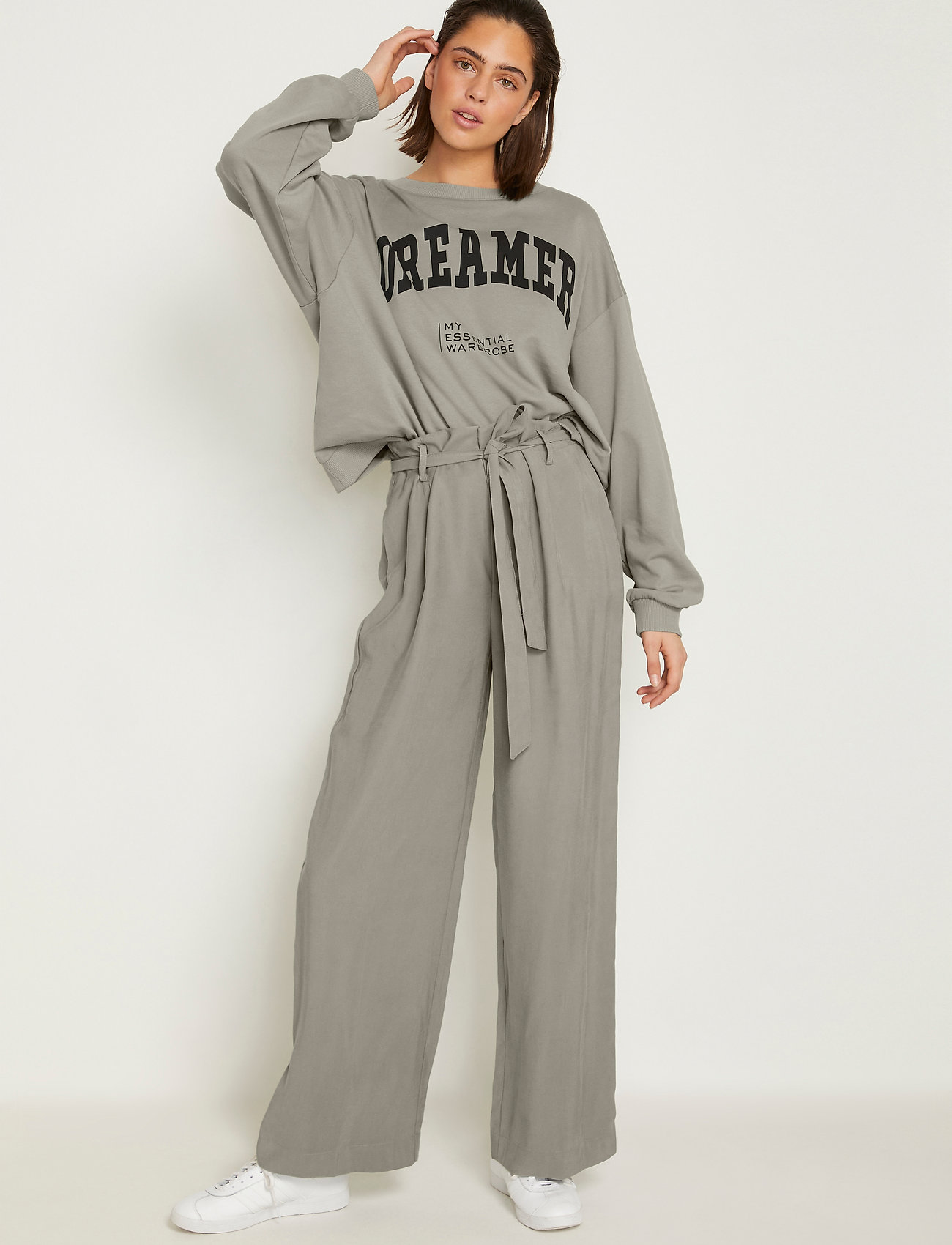 My Essential Wardrobe - MWLouisa Vala High Pant - shadow green - 3