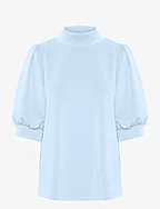 21 THE PUFF BLOUSE - CASHMERE BLUE