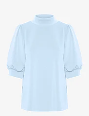 My Essential Wardrobe - 21 THE PUFF BLOUSE - blouses korte mouwen - cashmere blue - 0