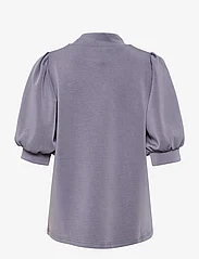 My Essential Wardrobe - 21 THE PUFF BLOUSE - blouses korte mouwen - graystone - 1