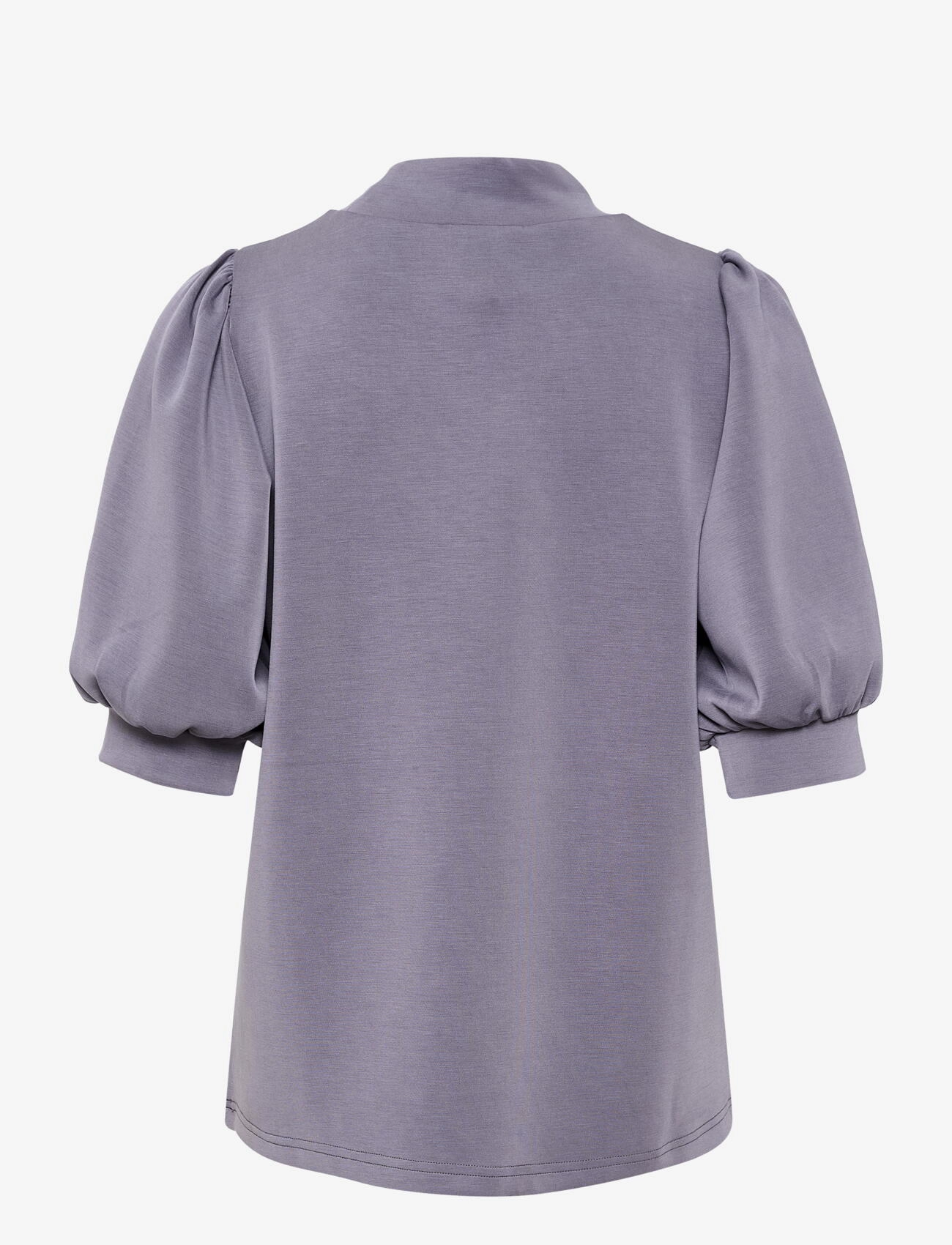 My Essential Wardrobe - 21 THE PUFF BLOUSE - kortærmede bluser - graystone - 2