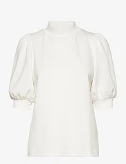 My Essential Wardrobe - 21 THE PUFF BLOUSE - blouses korte mouwen - snow white - 0
