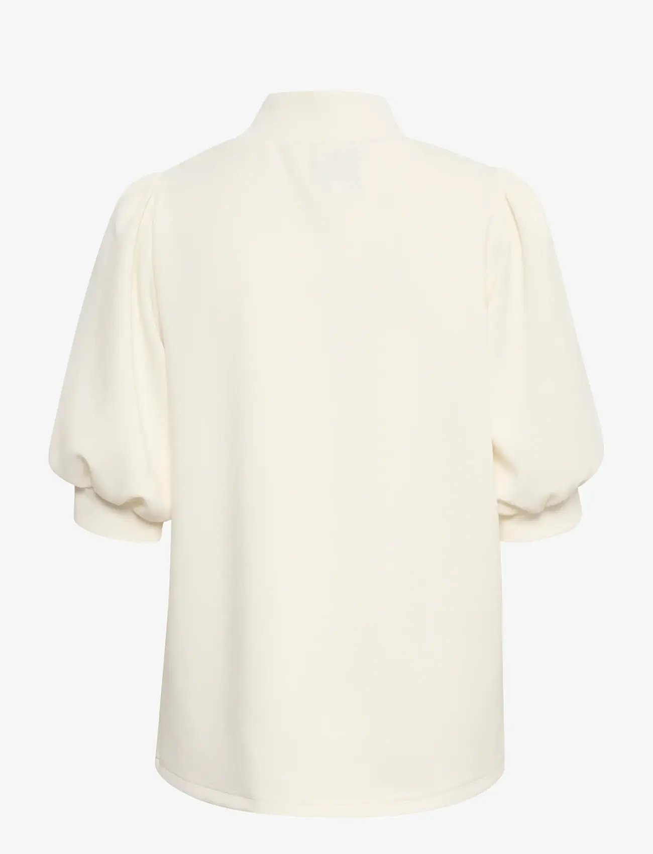 My Essential Wardrobe - 21 THE PUFF BLOUSE - kortærmede bluser - snow white - 2