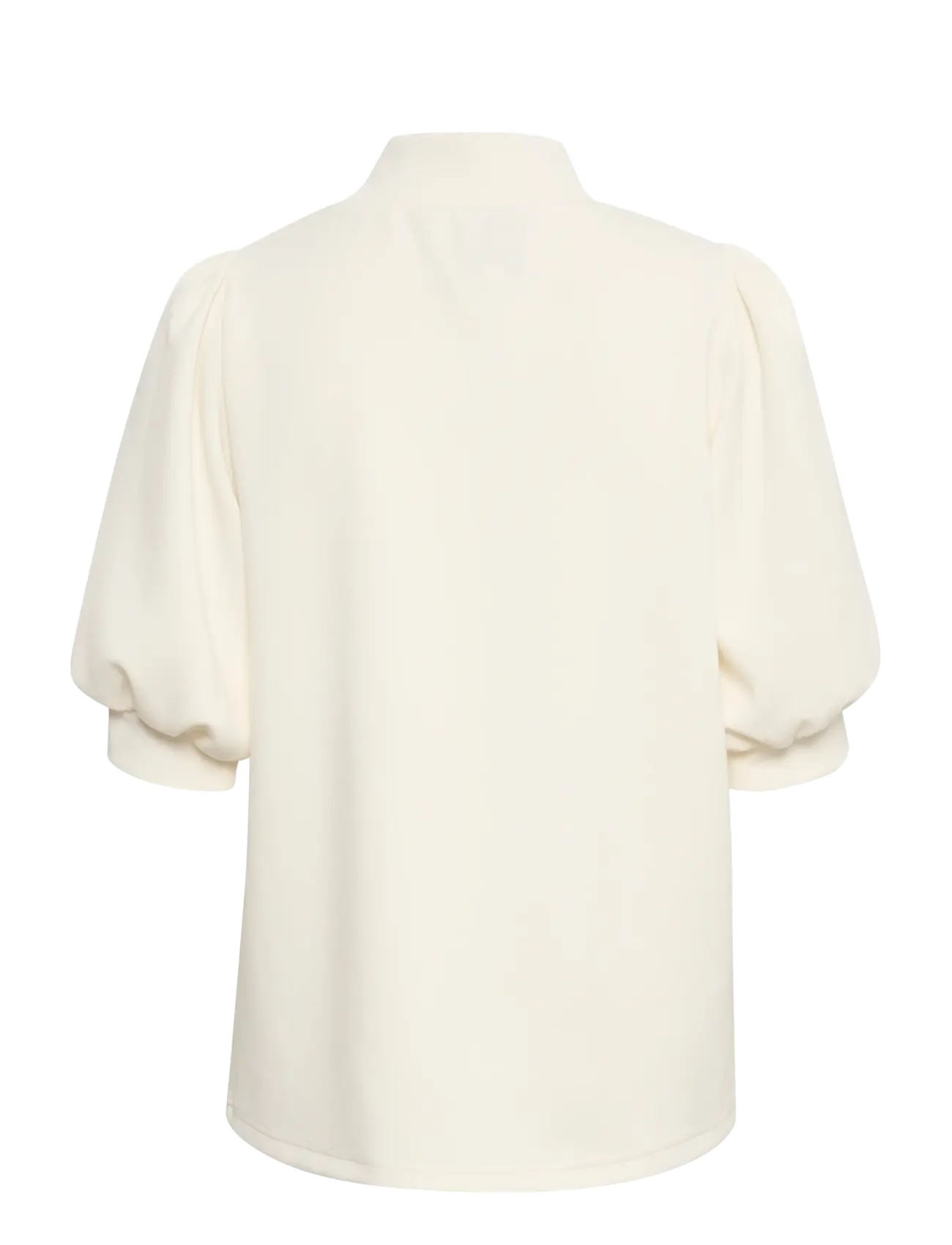 My Essential Wardrobe - 21 THE PUFF BLOUSE - kortärmade blusar - snow white - 2