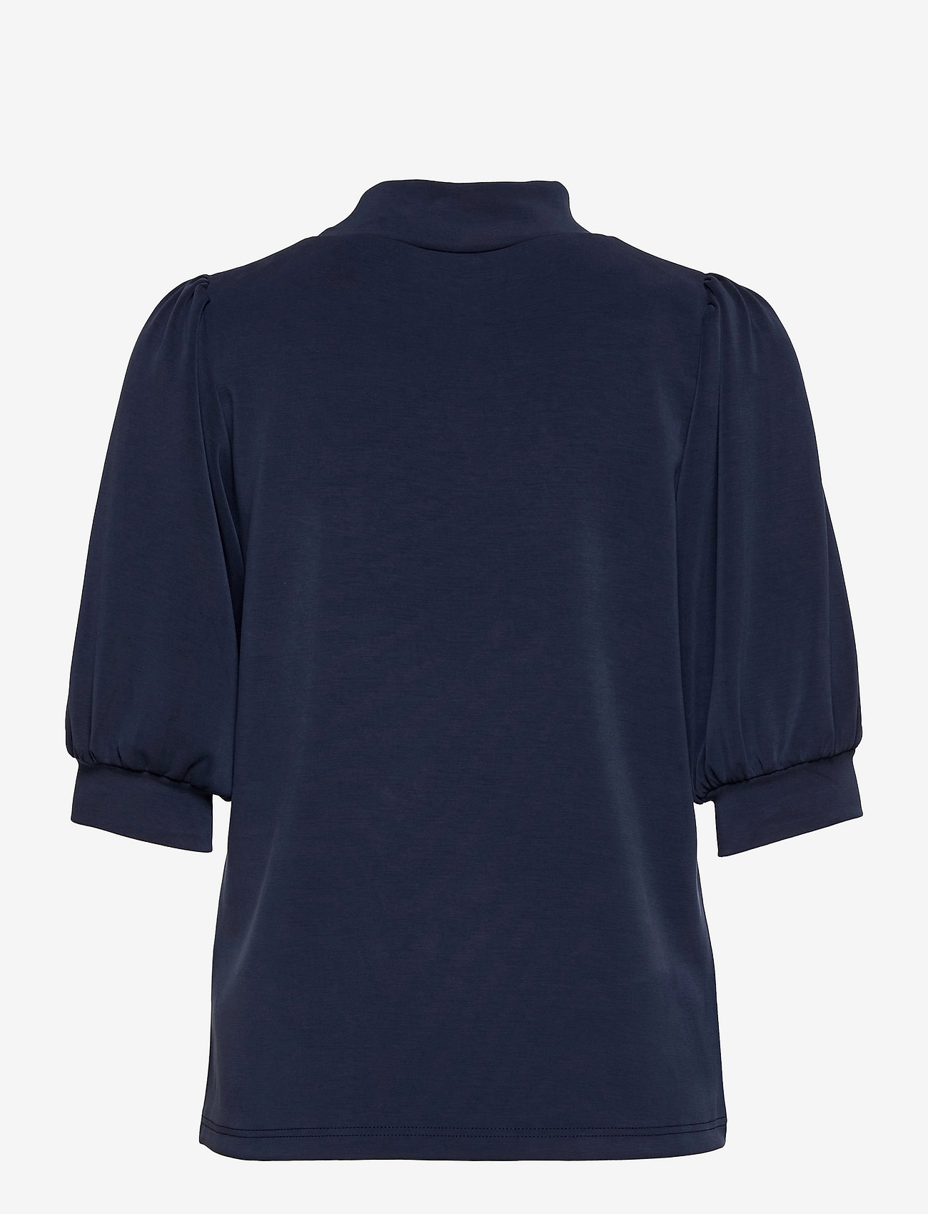 My Essential Wardrobe - 21 THE PUFF BLOUSE - kortärmade blusar - total eclipse - 2