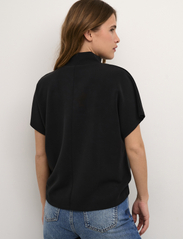 My Essential Wardrobe - MWElle Collar Blouse - kortærmede bluser - black - 4