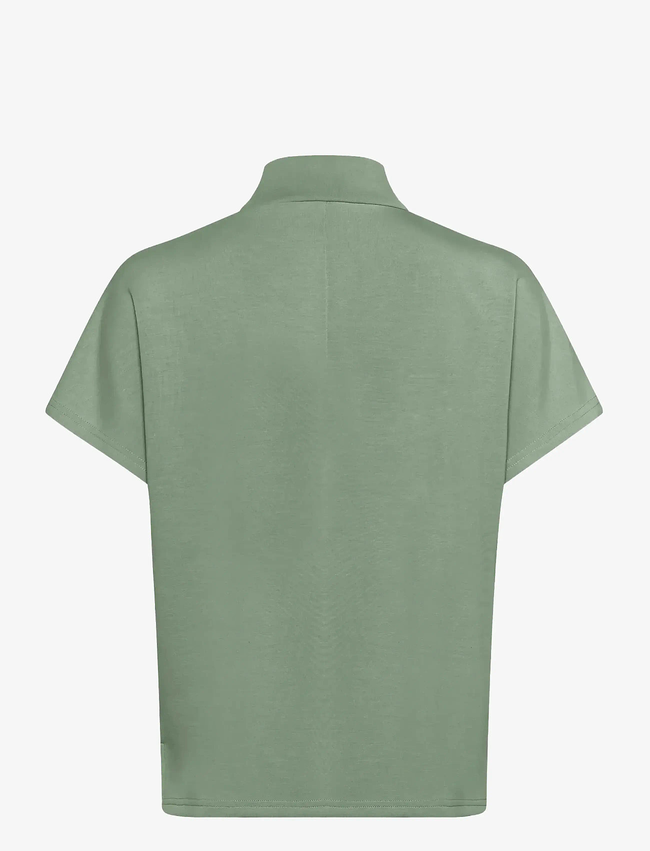 My Essential Wardrobe - MWElle Collar Blouse - kortärmade blusar - laurel wreath - 2