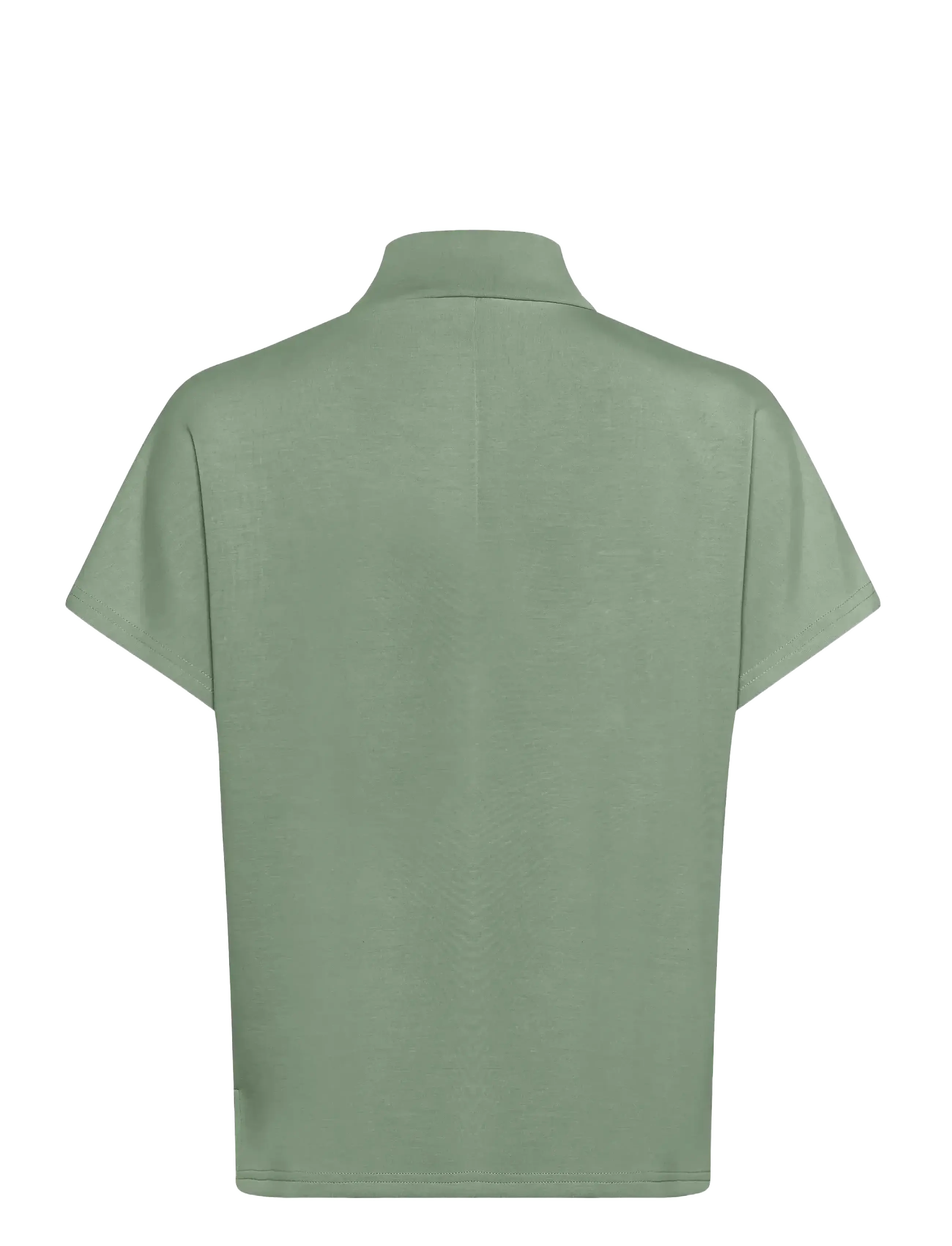 My Essential Wardrobe - MWElle Collar Blouse - kortärmade blusar - laurel wreath - 2