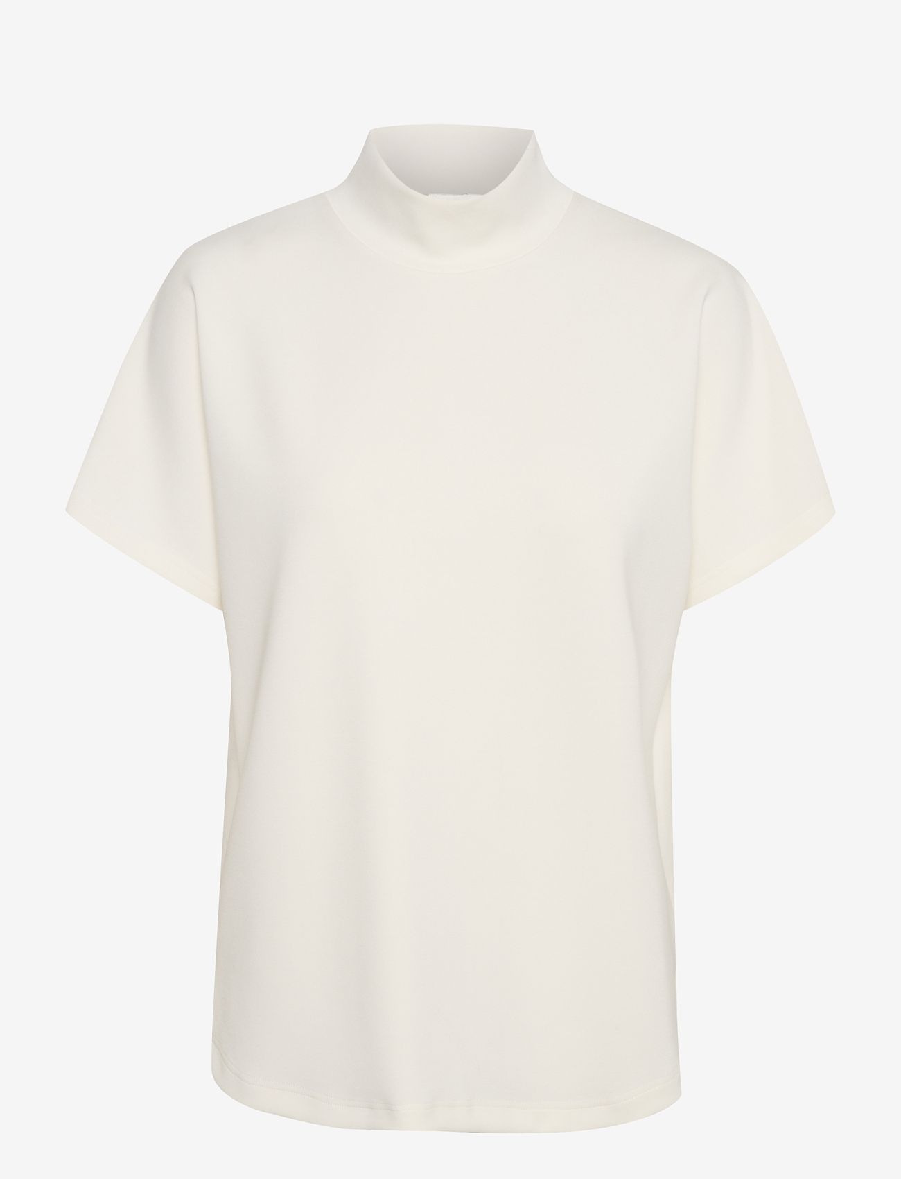 My Essential Wardrobe - MWElle Collar Blouse - kortærmede bluser - snow white - 1