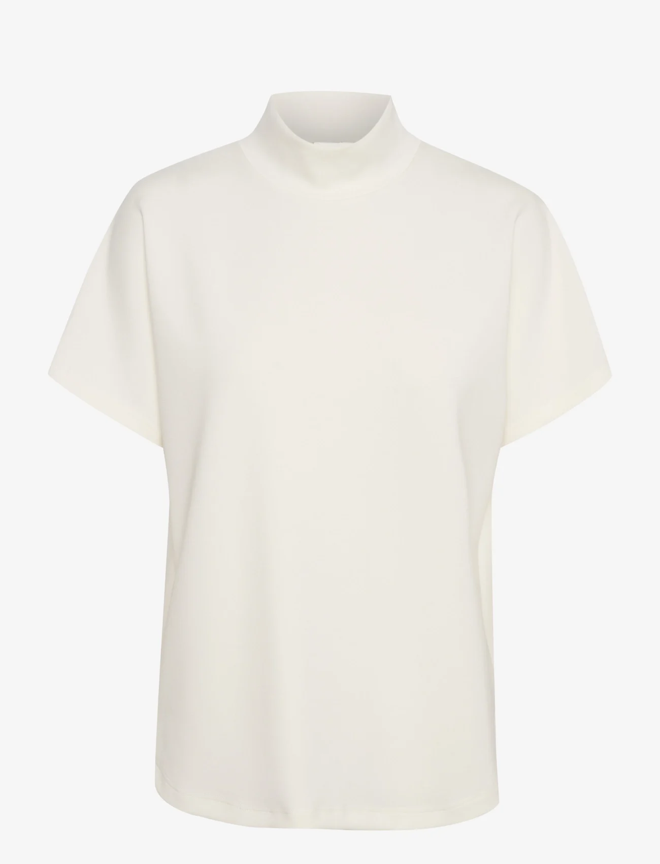 My Essential Wardrobe - MWElle Collar Blouse - kortærmede bluser - snow white - 0