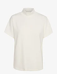 My Essential Wardrobe - MWElle Collar Blouse - kortermede bluser - snow white - 0