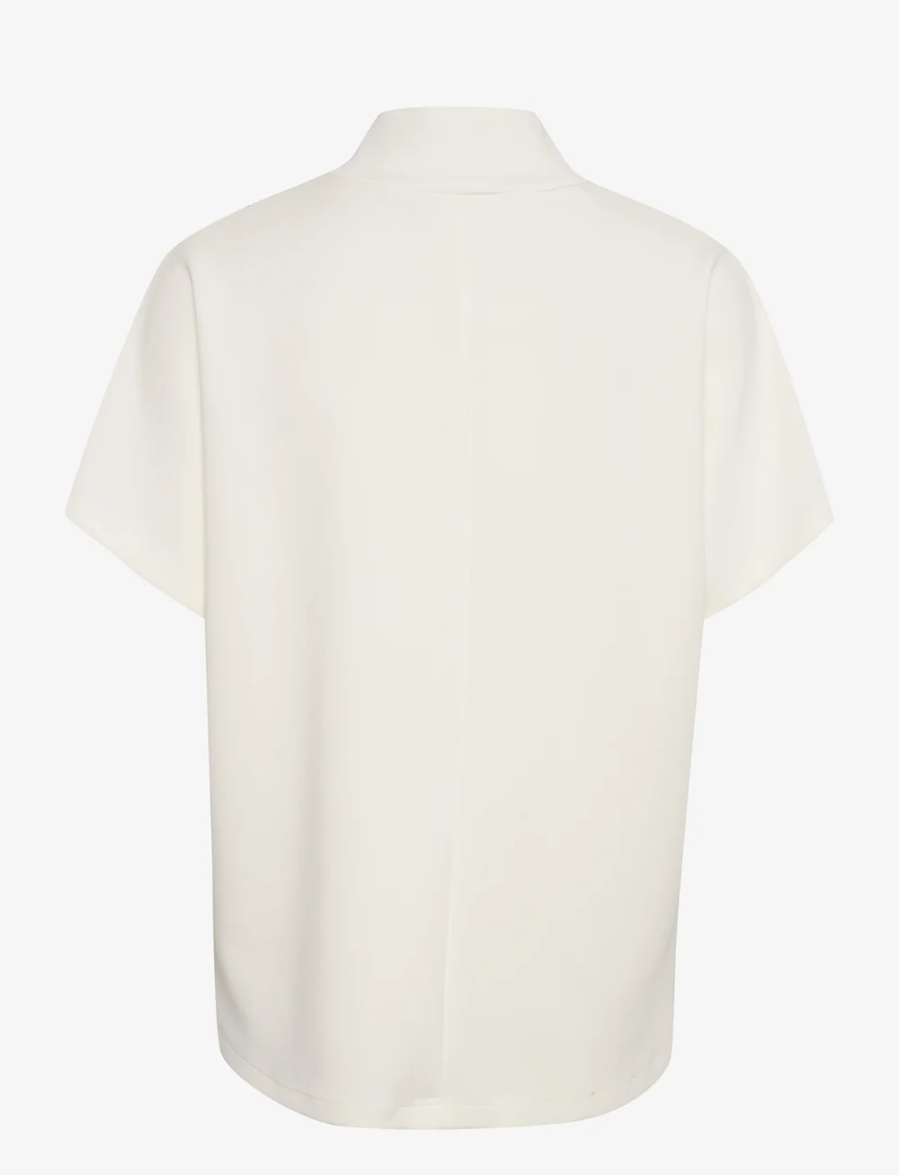 My Essential Wardrobe - MWElle Collar Blouse - kortermede bluser - snow white - 2
