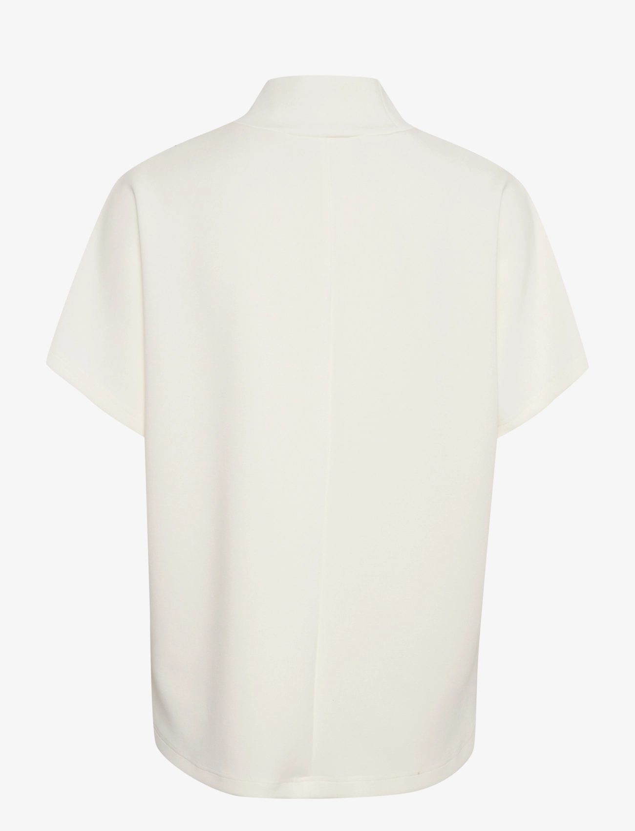My Essential Wardrobe - MWElle Collar Blouse - kurzämlige blusen - snow white - 2