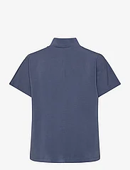 My Essential Wardrobe - MWElle Collar Blouse - kortermede bluser - vintage indigo - 1