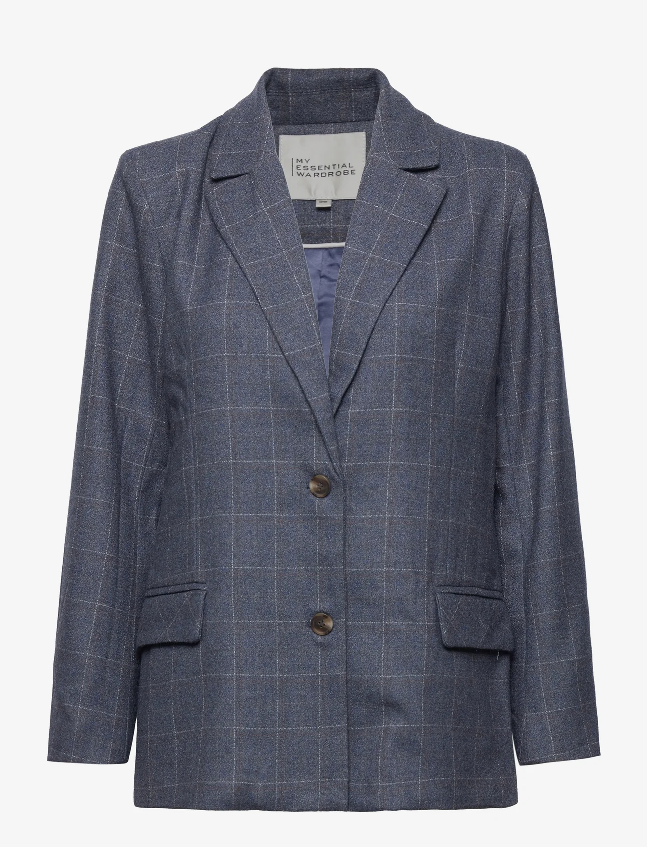 My Essential Wardrobe - MWHosta Blazer - party wear at outlet prices - smoked pearl check - 0