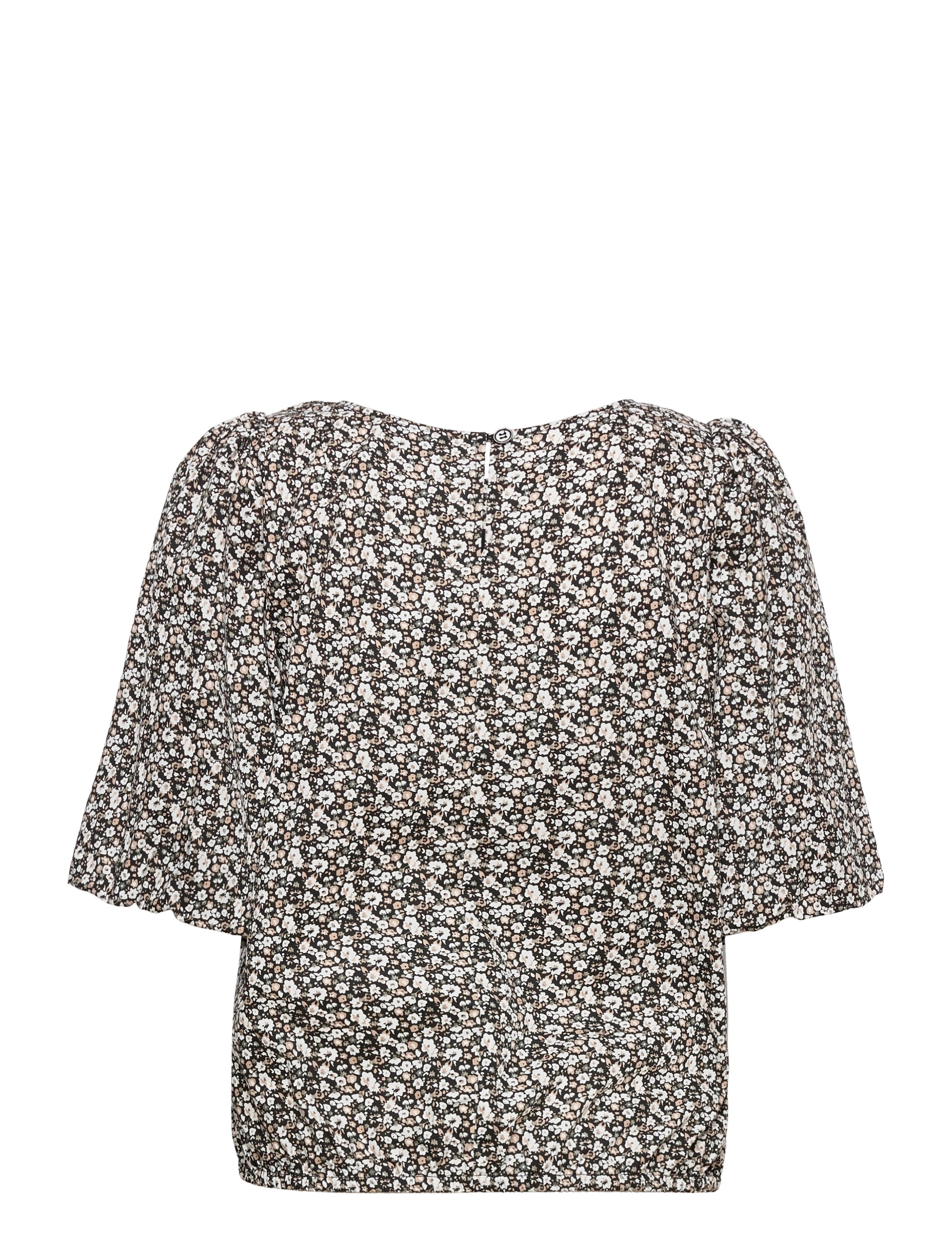 My Essential Wardrobe - MWMalia Blouse - langærmede bluser - black flower print - 2