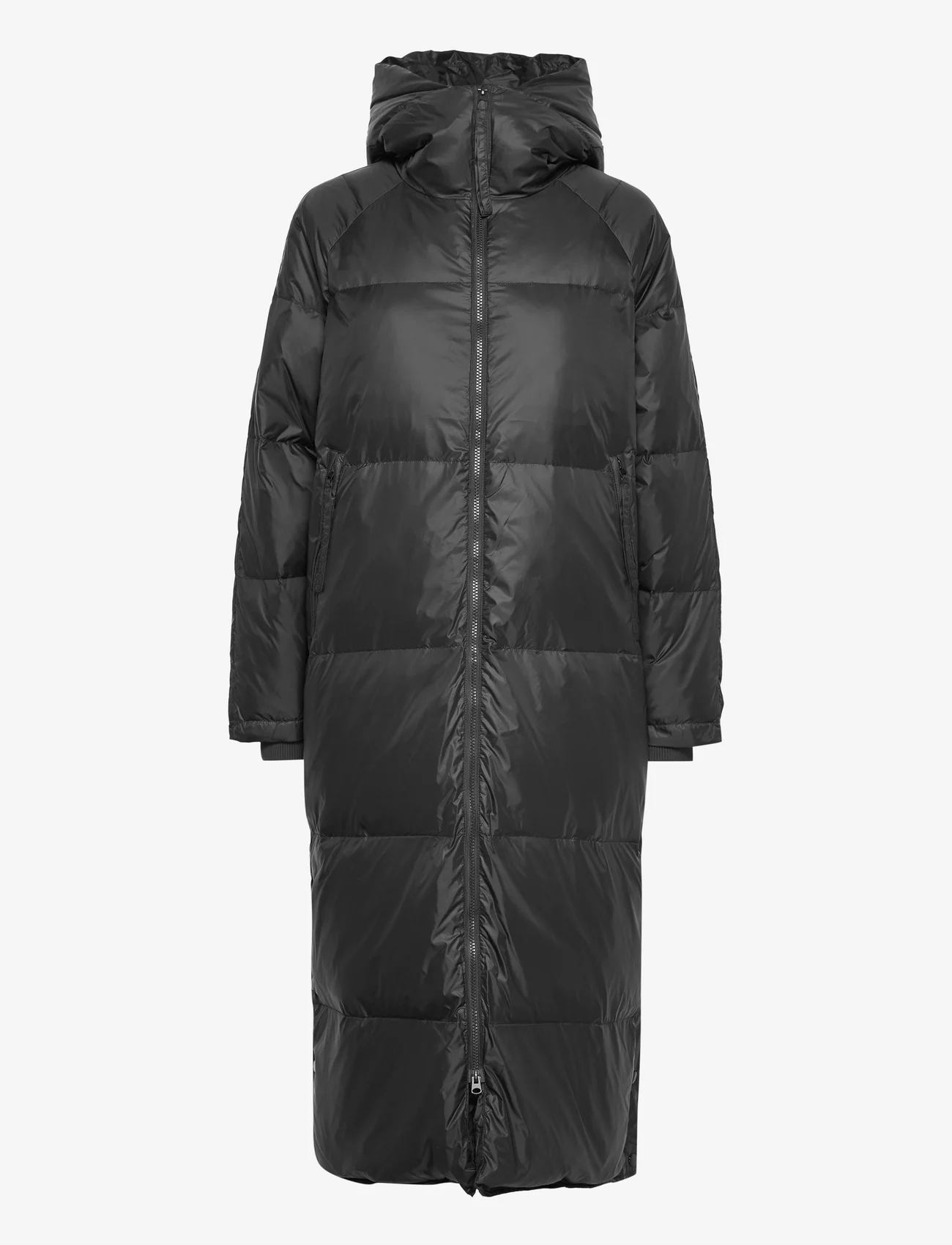 My Essential Wardrobe - DinaMW Luna Long Down Jacket - Žieminės striukės - black - 0