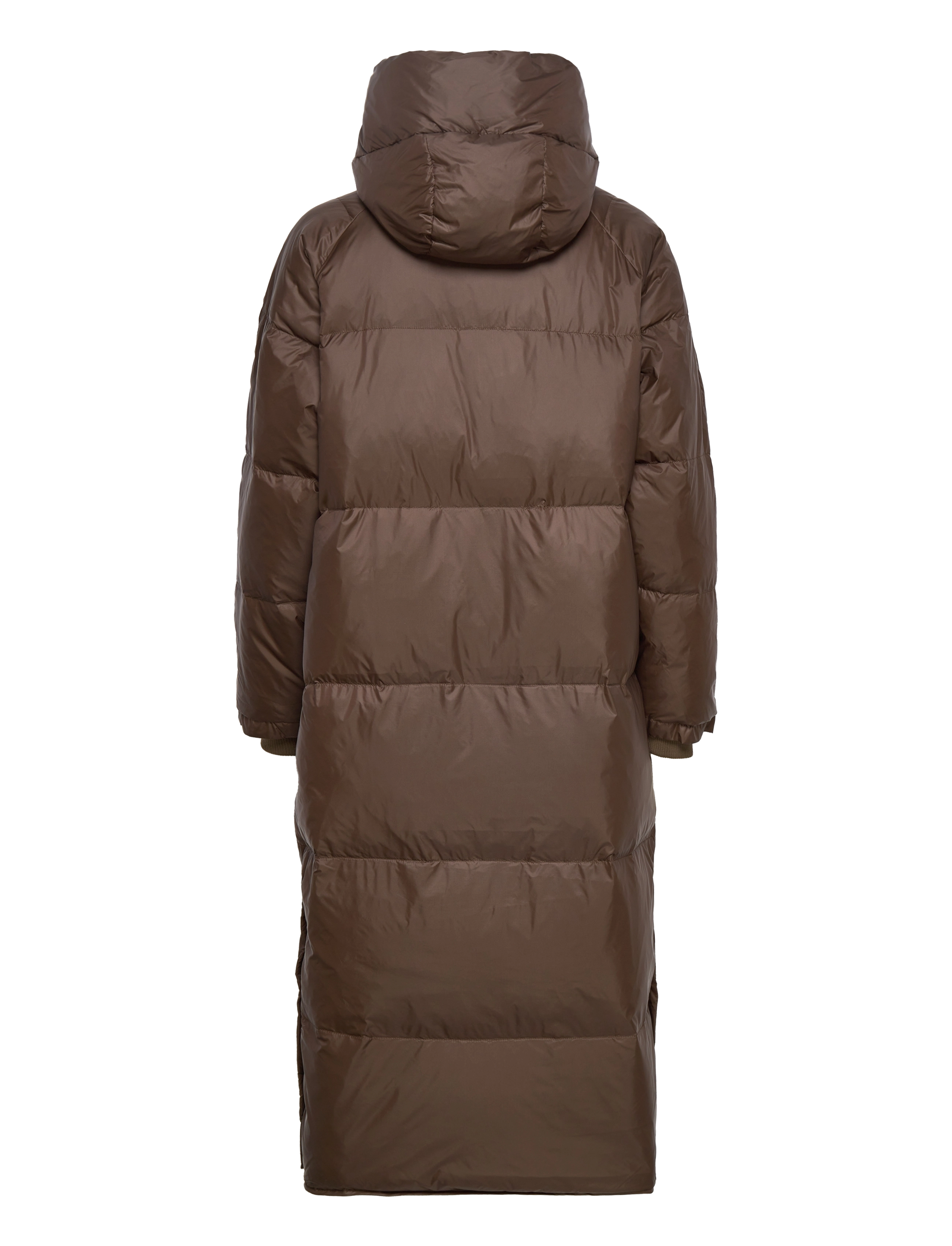 My Essential Wardrobe - DinaMW Luna Long Down Jacket - dull delicioso brown - 1
